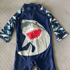 Baby Swimsuit One Piece Zipper Bathing Suit Swimwear